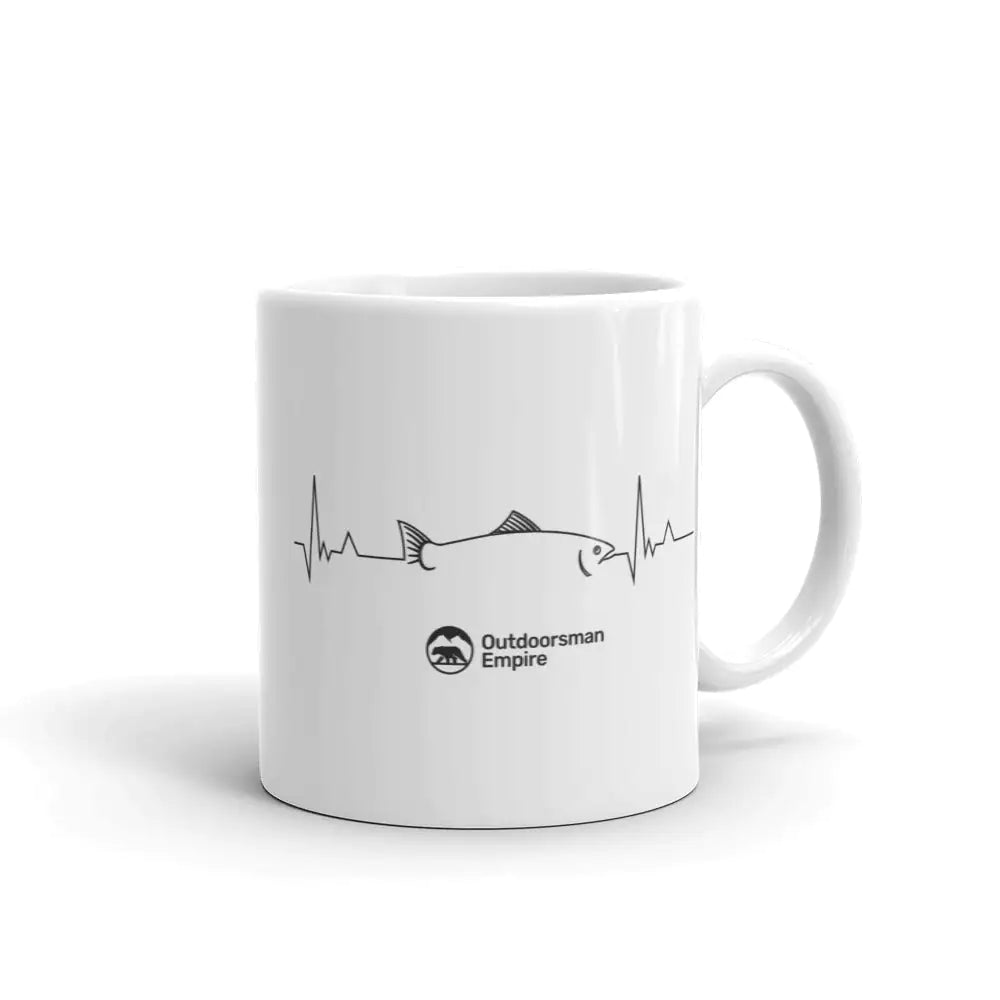 Fishing Cardiogram 11oz Mug