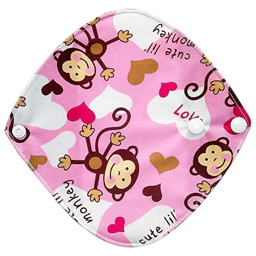 Washable Bamboo Charcoal Sanitary Pads - Eco-Friendly