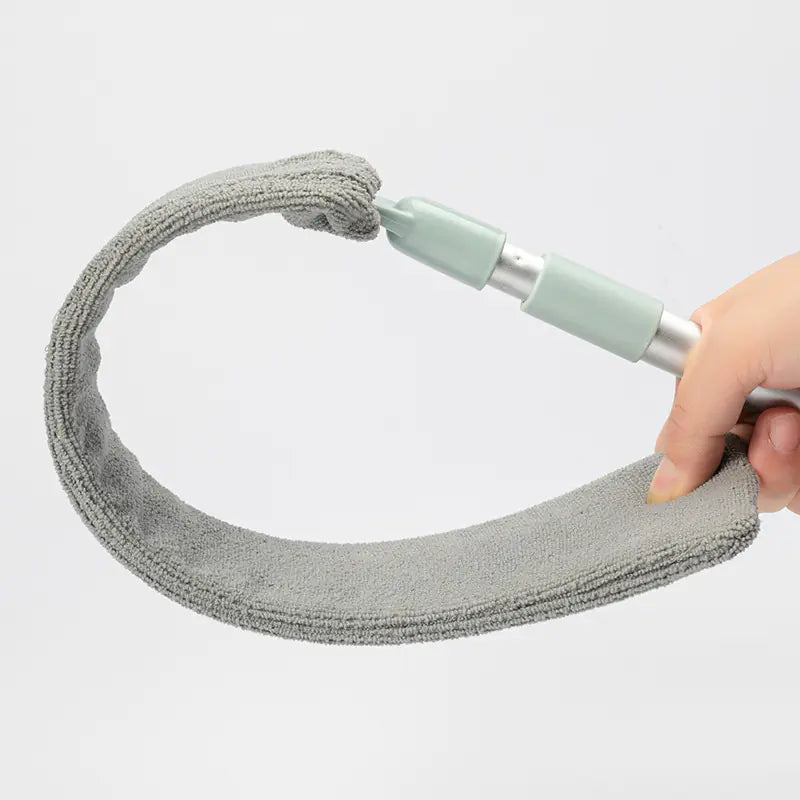 Extendable Dust Brush for Cleaning Under Furniture